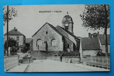 Ansichtskarte AK Rolampont 1910-1930 Eglise Kirche Brücke Frankreich France 52 Haute Marne